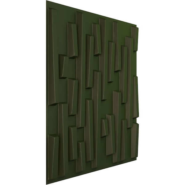 19 5/8in. W X 19 5/8in. H Staggered Brick EnduraWall Decorative 3D Wall Panel Covers 2.67 Sq. Ft.
